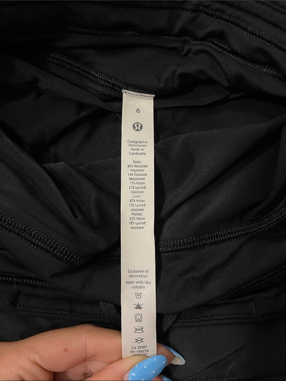 lululemon athletica Black Circle Skirt with Pleated Panels - Picture 4 of 4